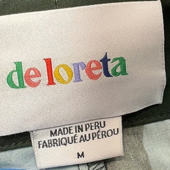 De Loreta Campana Pants In Rito Verde size medium excellent like-new condition - Picture 4 of 6